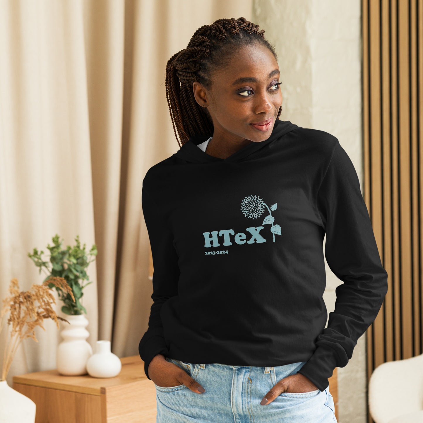 Hooded long-sleeve tee, 23-24 Staff Design 2