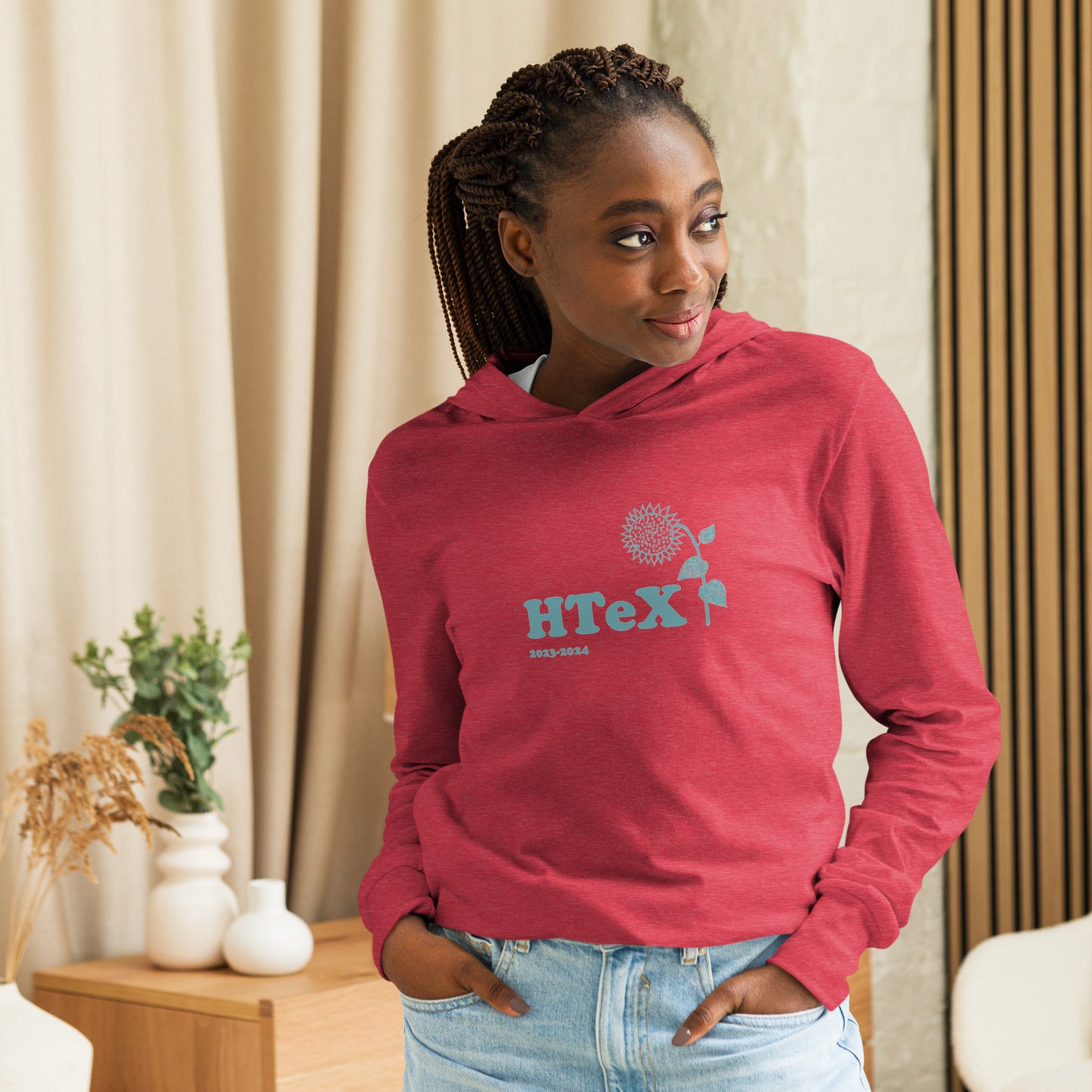 Hooded long-sleeve tee, 23-24 Staff Design 2