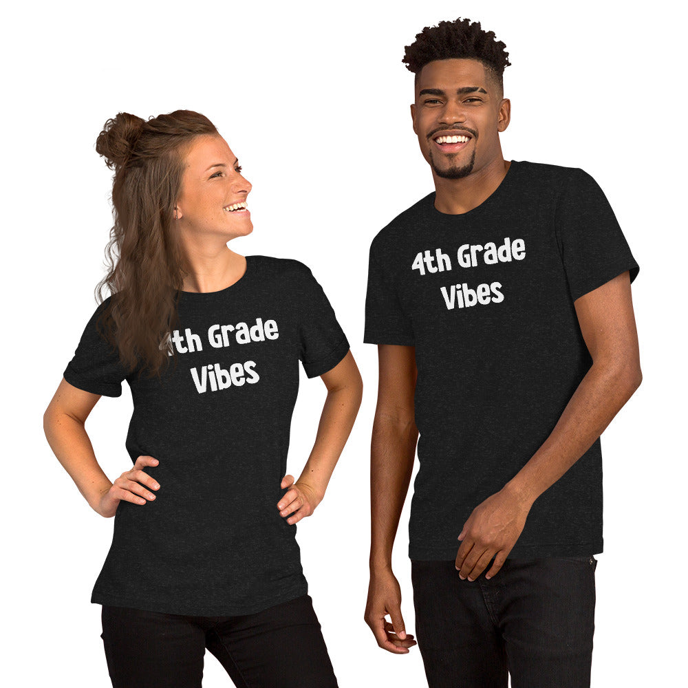 Adult 4th Grade Vibes T Shirt