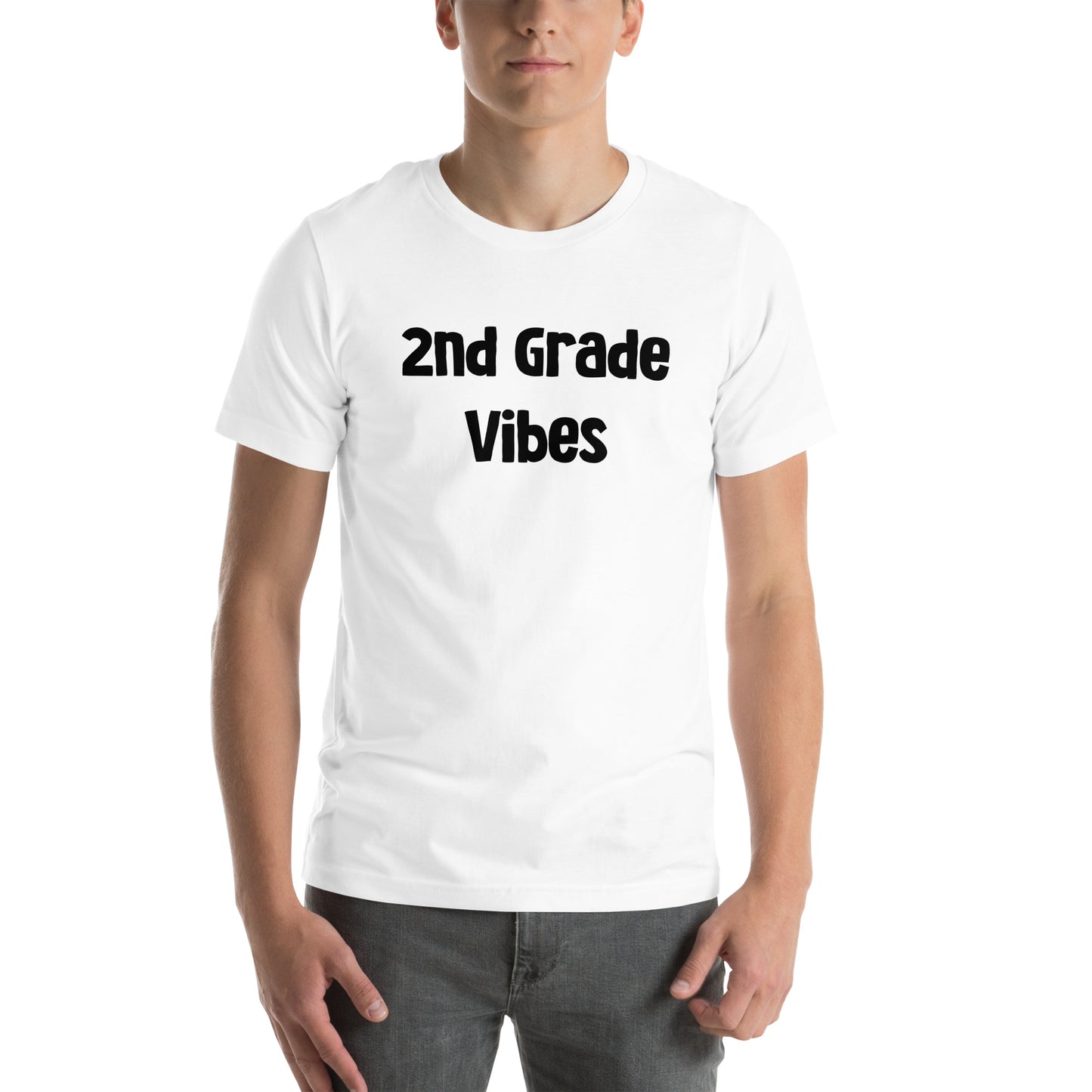 Adults 2nd Grade Vibes T Shirt