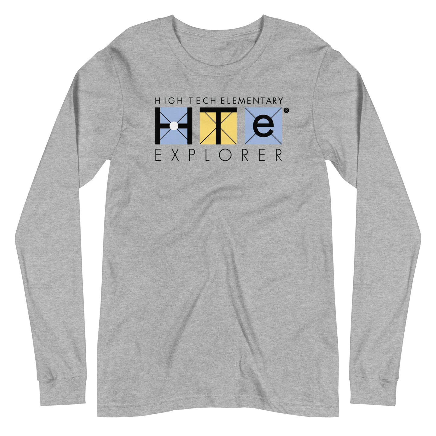 Adult Unisex Long Sleeve Tee, Black Lettering