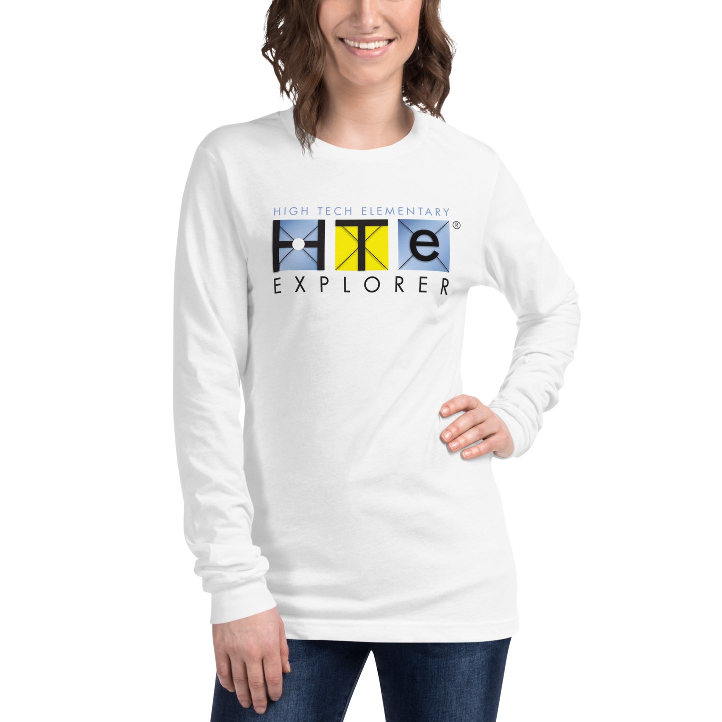 Adult Unisex Long Sleeve Tee, Mixed Lettering