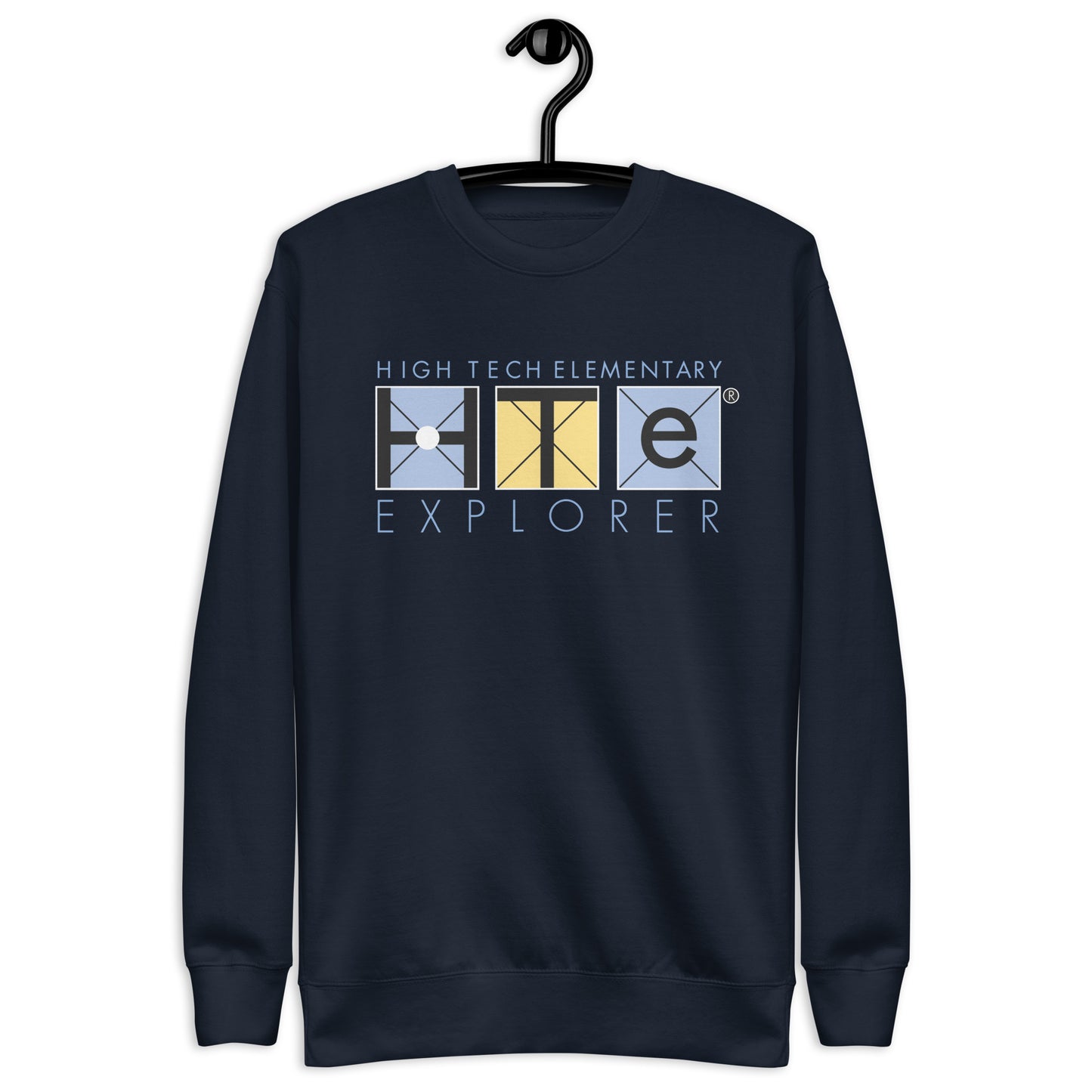 Adult Unisex Premium Sweatshirt, Blue Lettering
