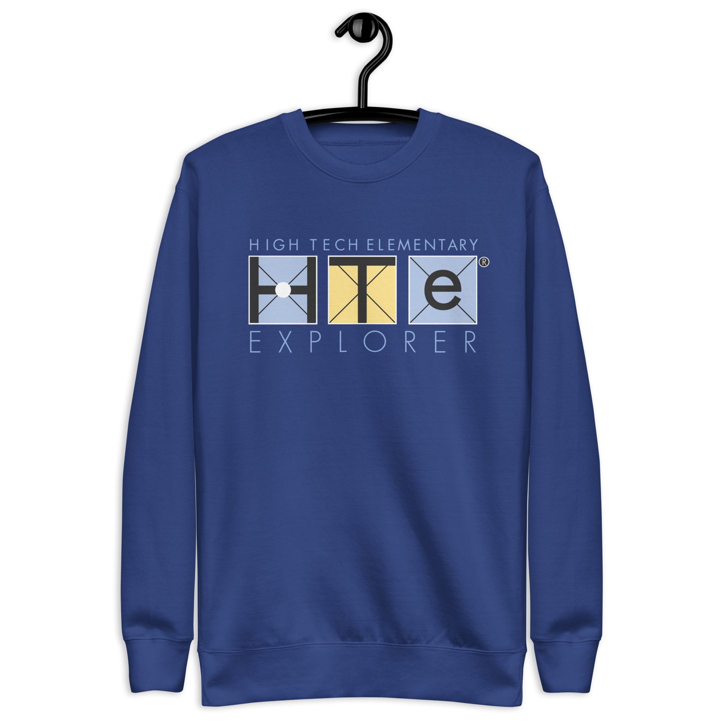 Adult Unisex Premium Sweatshirt, Blue Lettering