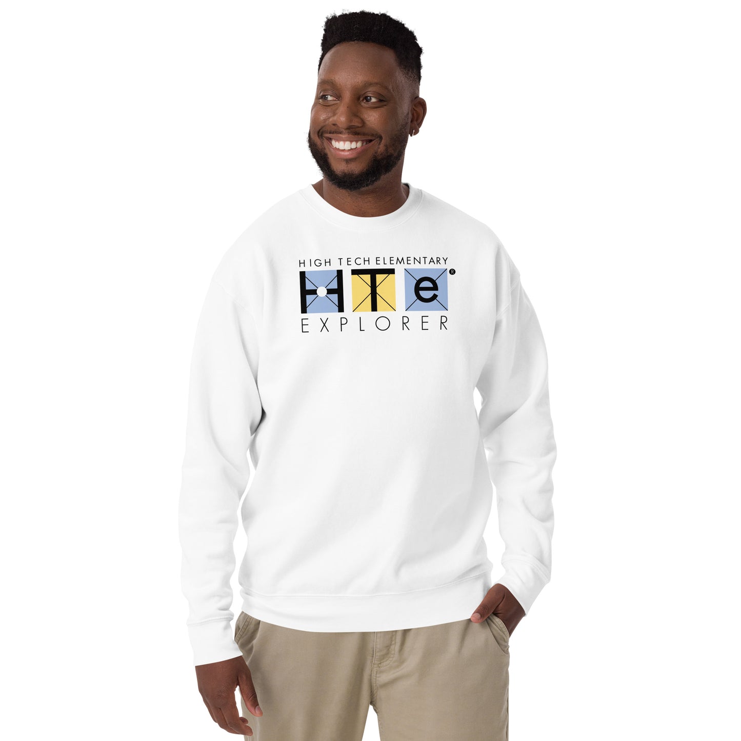 Adult Unisex Premium Sweatshirt, Black Lettering