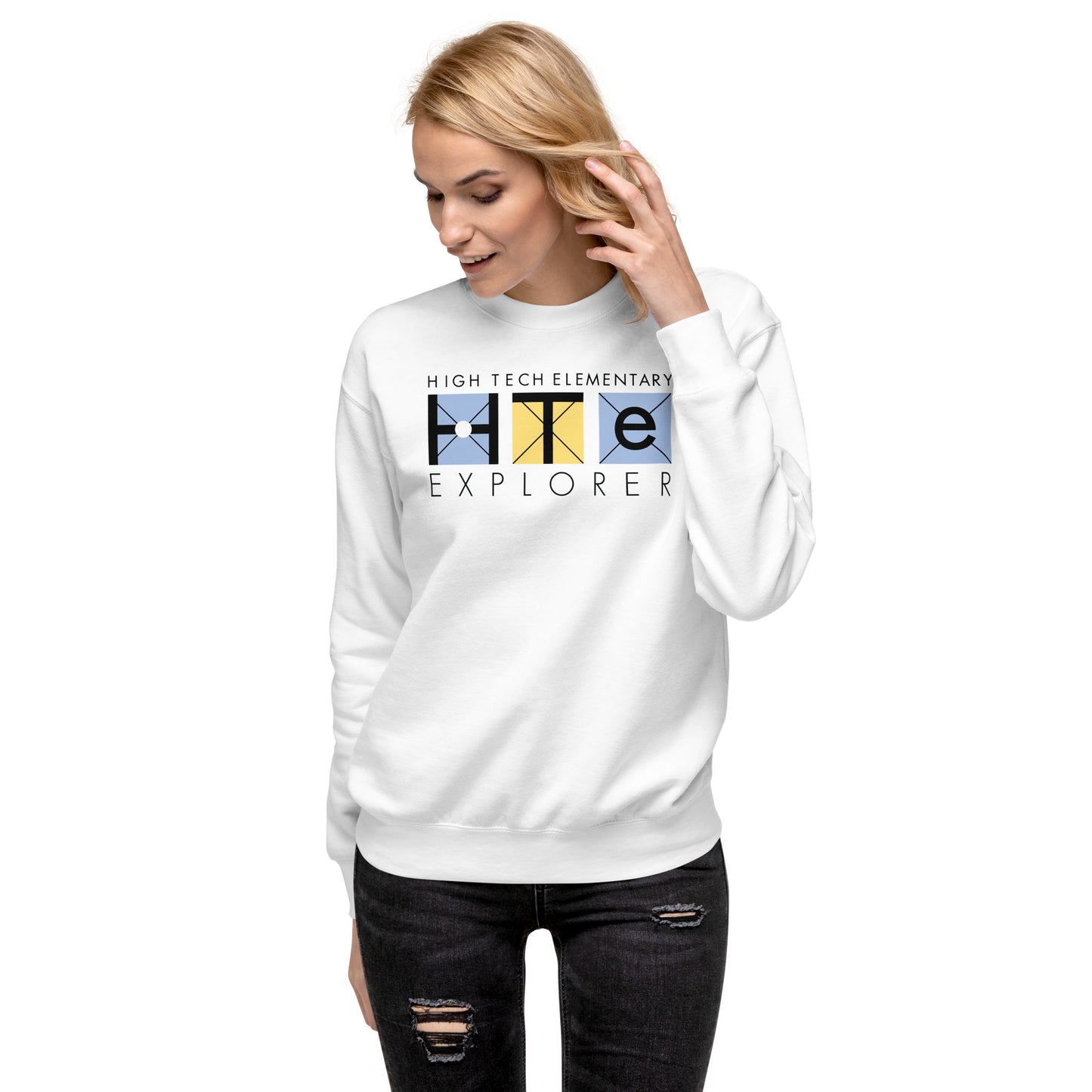 Adult Unisex Premium Sweatshirt, Black Lettering
