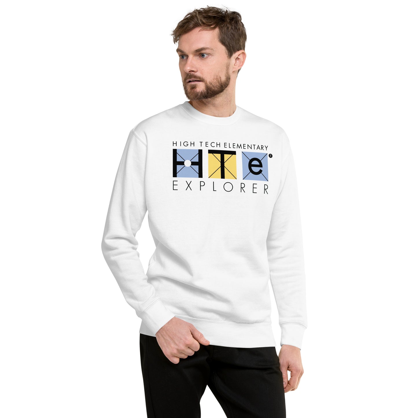 Adult Unisex Premium Sweatshirt, Black Lettering