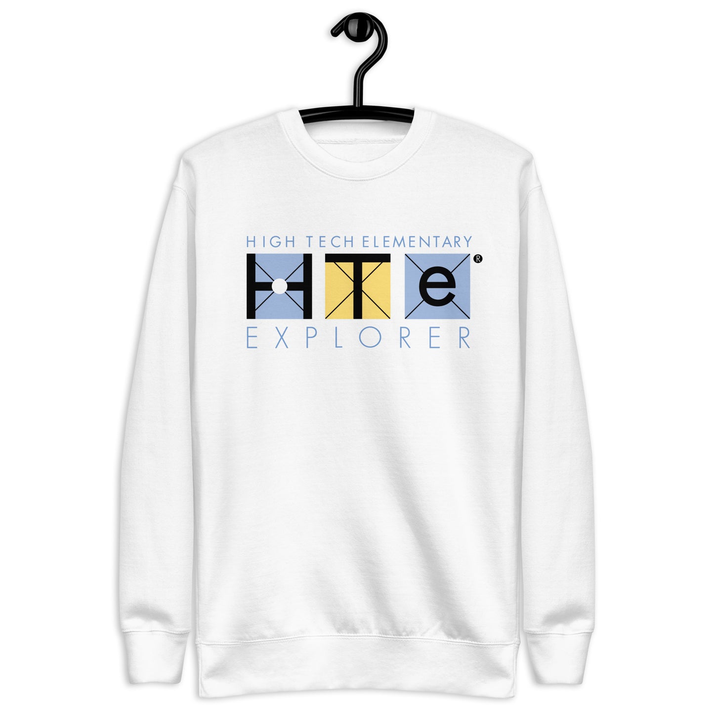 Adult Unisex Premium Sweatshirt, Blue Lettering