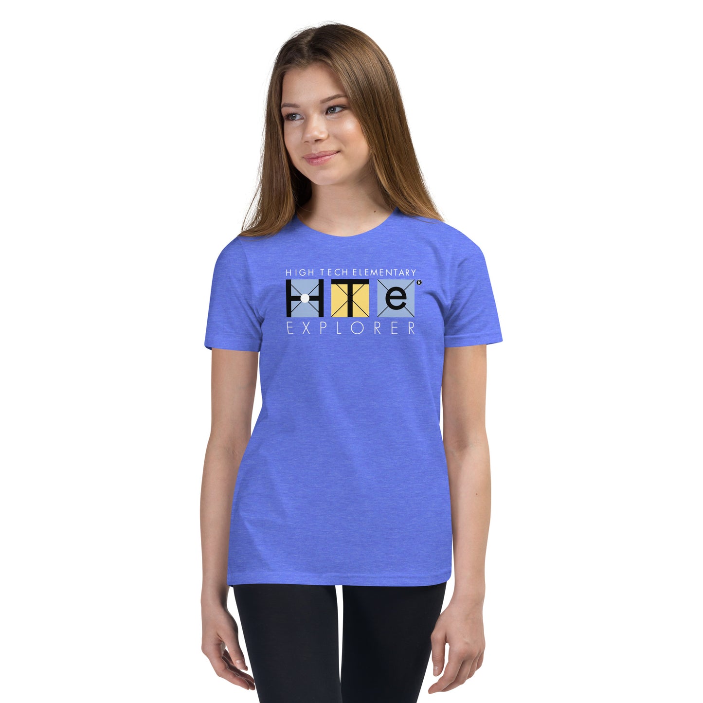 Youth Short Sleeve T-Shirt, White Lettering