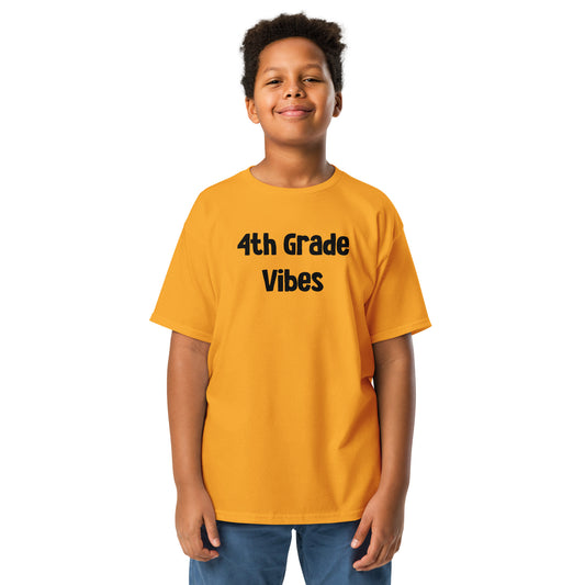 Kids 4th Grade Vibes T Shirt