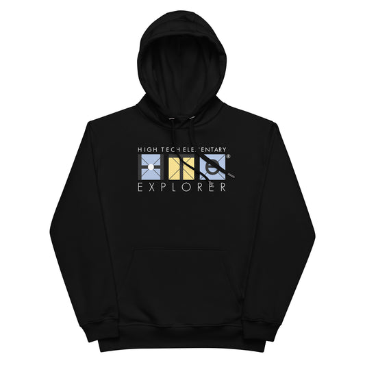 Premium Adult Eco Hoodie, White Lettering