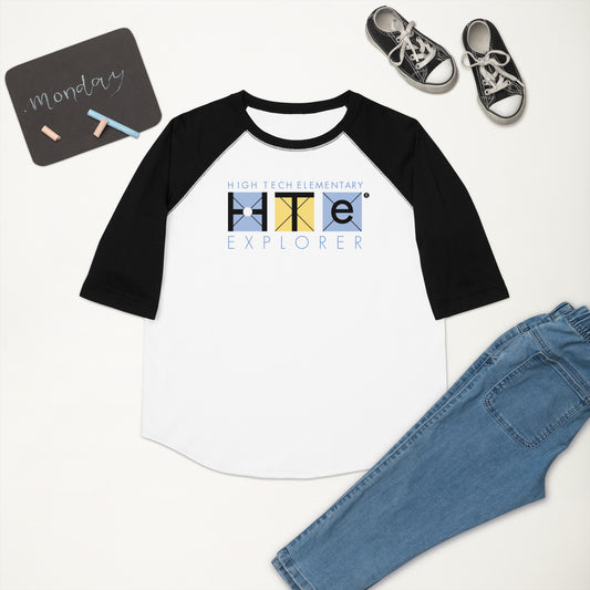 Youth Baseball Shirt, Blue Lettering