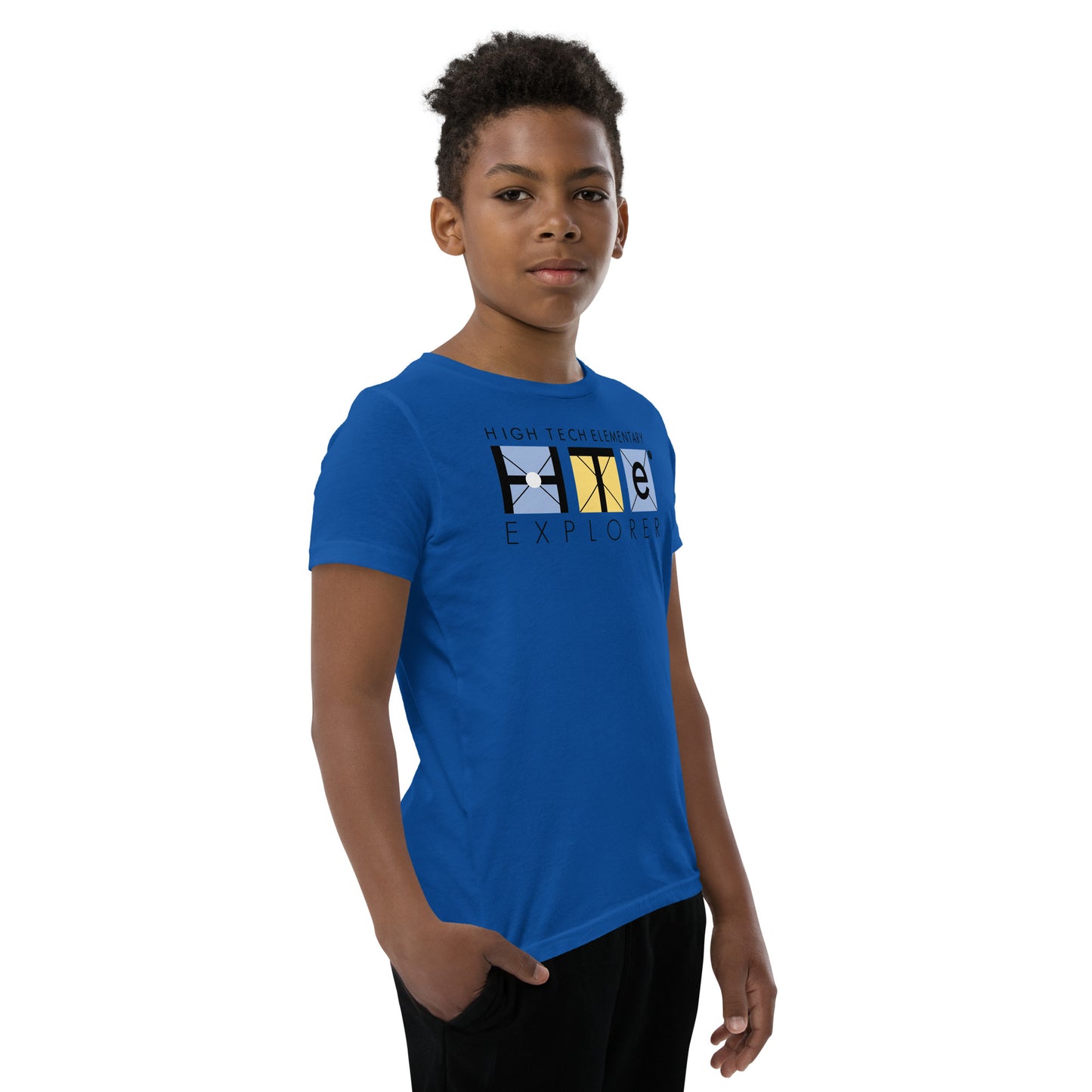 Youth Short Sleeve T-Shirt, Black Lettering