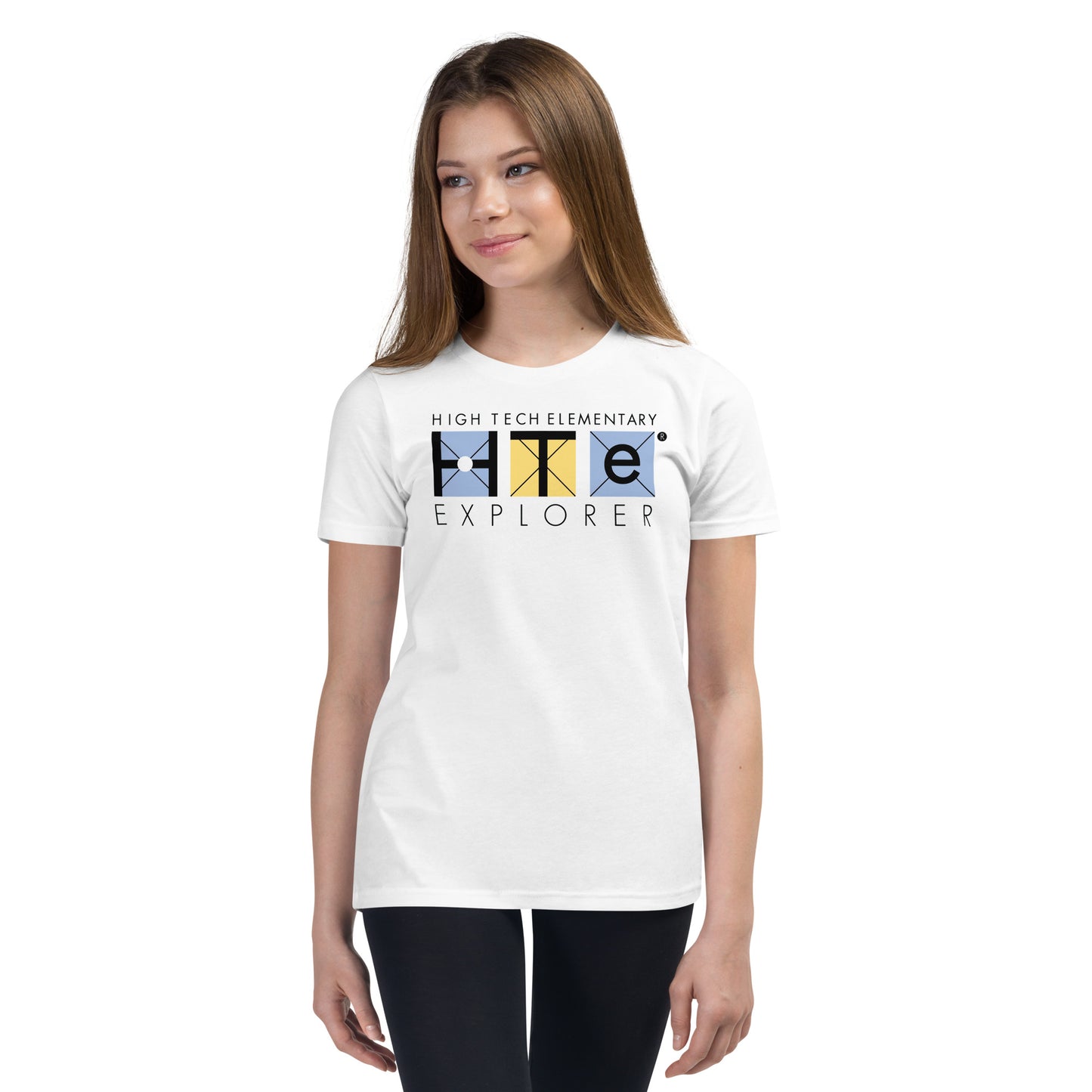 Youth Short Sleeve T-Shirt, Black Lettering